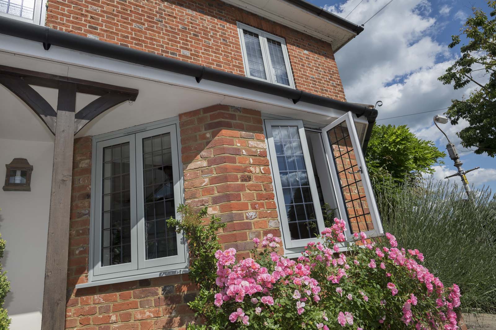 Traditional casement windows on Chelmsford home