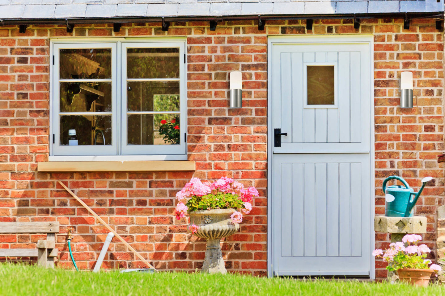 blue Stable door with double glazing in Hornchurch